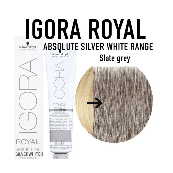 Igora Royal Professional Absolutes Slate grey (dark silver)-60ml +60ml 20vol developer