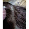 12x14cm (35-40cm long) Crown topper. Full silk base,100% Virgin Indian remy human hair