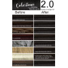 2.0 Darkest black brown - 6 TUBES pack (same color, no developer) Colortone professional 100ML