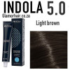 5.0 Light brown natural Indola Professional 60ml +60ml 20vol developer