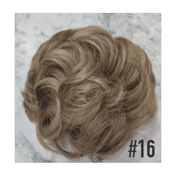 16 Ash natural blonde scrunchie by Proextend - Synthetic