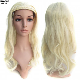 Color 613 Alice band half head wig- Synthetic hair