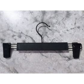 Black clamp hanger for hair extensions - price per hanger