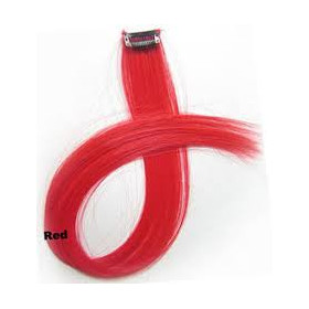 Single clip human hair color highlight 40cm