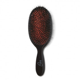 Natrual bristle brush for hair extensions