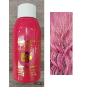 Light pink color shampoo semi per anent dye - watercolor hair 100ml