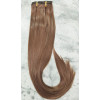 *12 Light golden brown 55-60cm clip in hair extensions 10pc set- straight, Synthetic hair