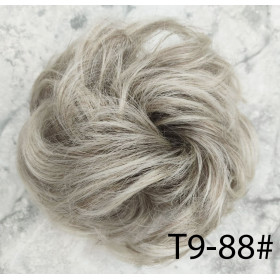*T9/88 ombre light brown blonde mix scrunchies by Proextend - Synthetic