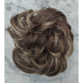 *9H24 Natural ash blonde mix scrunchie by Proextend - Synthetic