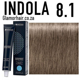 8.1 Light blonde ash Indola Professional 60ml +60ml 20vol developer