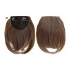 Color 8 light brown - Blunt cut synthetic clip on fringe by ProExtend