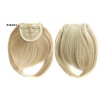 *F14-613 highlighted light blonde mix  - Blunt cut synthetic clip on fringe by ProExtend