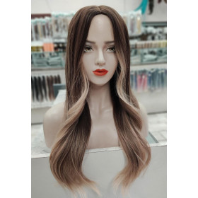 Ombre highlighted ash blonde wig by Emmor-synthetic hair (LC458-1)(ENT)
