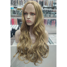 *24 ash blonde mid parting wavy cosplay wig