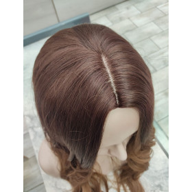Rooted ash brown wig by Emmor-synthetic hair (LC179-001)