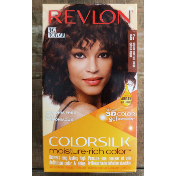 Revlon Color silk ammonia free permanent color 67 Medium chestnut brown