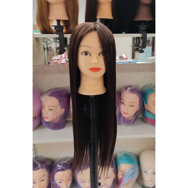 Yaki 100% Human hair practice mannequin head 40-45CM
