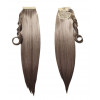 *12M88 Light ash brown blonde mix, velcro straight ponytail 55cm by ProExtend