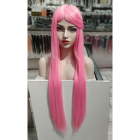 Bubblegum pink long fringe straight cosplay wig (PL099-12)(90C)