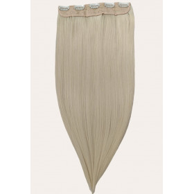 *60-613 One piece XXL, 5 clip straight clip in hair extensions by proextend synthetic hair (60cm)