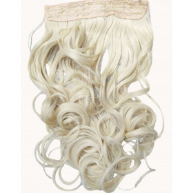 *60-613 Wavy, Easy flip XXL Synthetic halo hair extensions 60cm