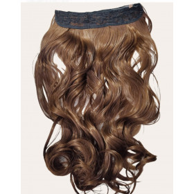 *12 Wavy, Easy flip XXL Synthetic halo hair extensions 60cm