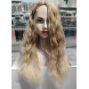 Wavy blonde mix mid parting Emmor wig Synthetic hair (LC355-5)