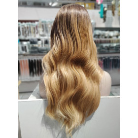 Ombre honey blonde mid parting wig by Emmor-synthetic hair (LC6032-1)