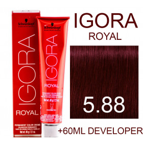 5.88 Igora Royal Professional -60ml +60ml 20vol developer