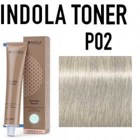 P2 natural ash pearl Indola Professional blonde expert permanent toner 60ml +60ml 20vol developer