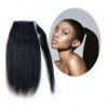 Yaki 25cm (8 inch) basic 100% Indian remy human hair velcro ponytail