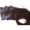 SALE 45cm (18inch) Dark color 8pc basic clip in -100% Brazilian remy human hair