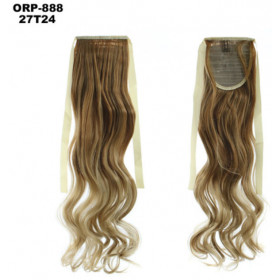 Ombre *27T24  light blonde, tie on wavy ponytail 55cm by ProExtend