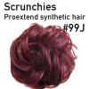*99J Deep plum  crunchie by Proextend - Synthetic