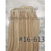 Color 16-613 45cm 10pc 120g High quality Indian remy clip in hair