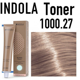 1000.27 Blonde Pearl Violet toner Indola Professional Blonde expert  60ml +60ml 20vol developer