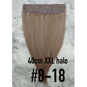 Color 8-18 40cm 110g 100% Indian remy Halo extensions