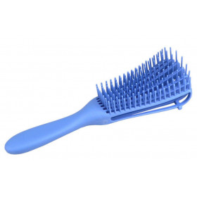 Light blue expandable detangling brush