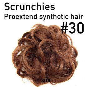 *30 Golden  uburn scrunchie by Proextend - Synthetic