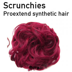 Burgundy scrunchie by Proextend - Synthetic