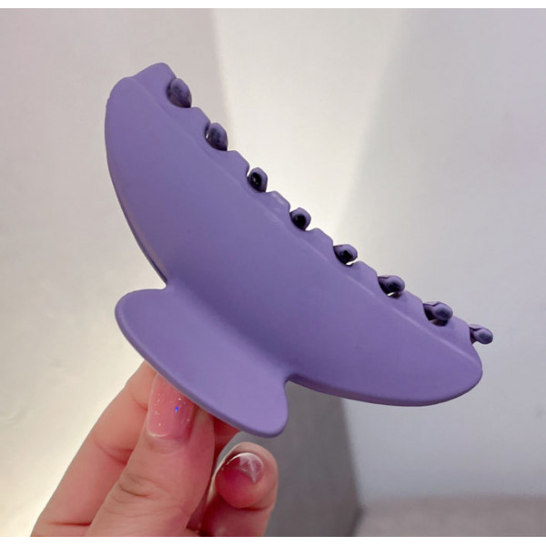 Purple claw clip