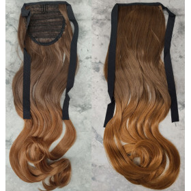 Ombre *8T27 tie on wavy ponytail 55cm by ProExtend