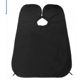 Black color water resistant satin feel stylist apron