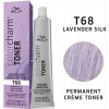 Wella Colorcharm T68 radiant lilac Permanent Crème Toner +100ml 20 vol developer