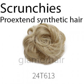 *24T613  sh platinum mix scrunchie by Proextend - Synthetic