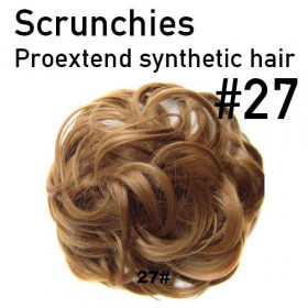 *27 Strawberry blonde scrunchie by Proextend - Synthetic