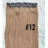 Color 12 40cm one piece 120g High quality Indian remy clip in hair