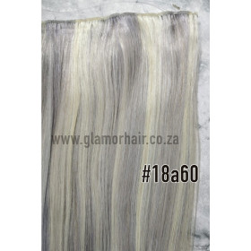 Color 18A60 40cm one piece 120g High quality Indian remy clip in hair