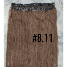 Color 8.11 50cm one piece 120g High quality Indian remy clip in hair