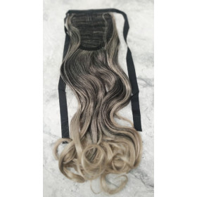 Ombre *T1b-14, tie on wavy ponytail 55cm by ProExtend